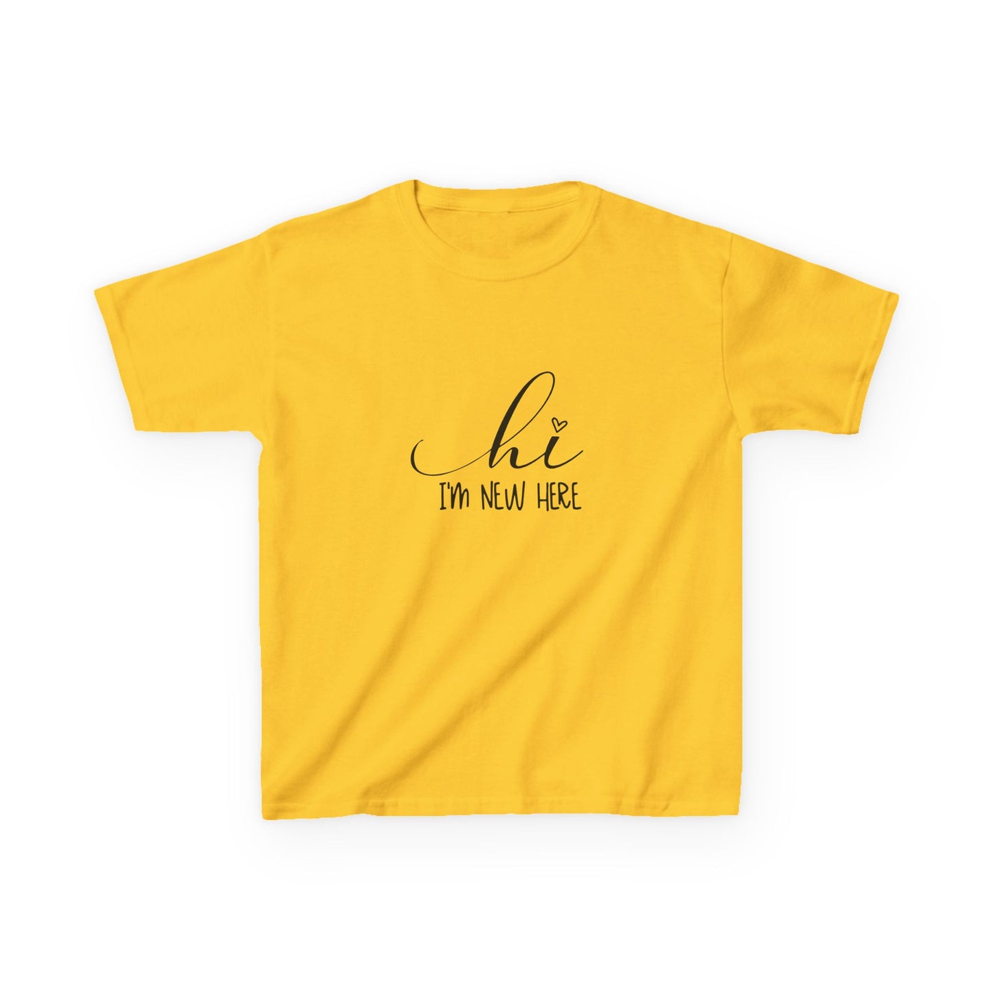 Hi I'm New Here: Fun and Friendly Kids' T-Shirt –  for Little Adventurers!