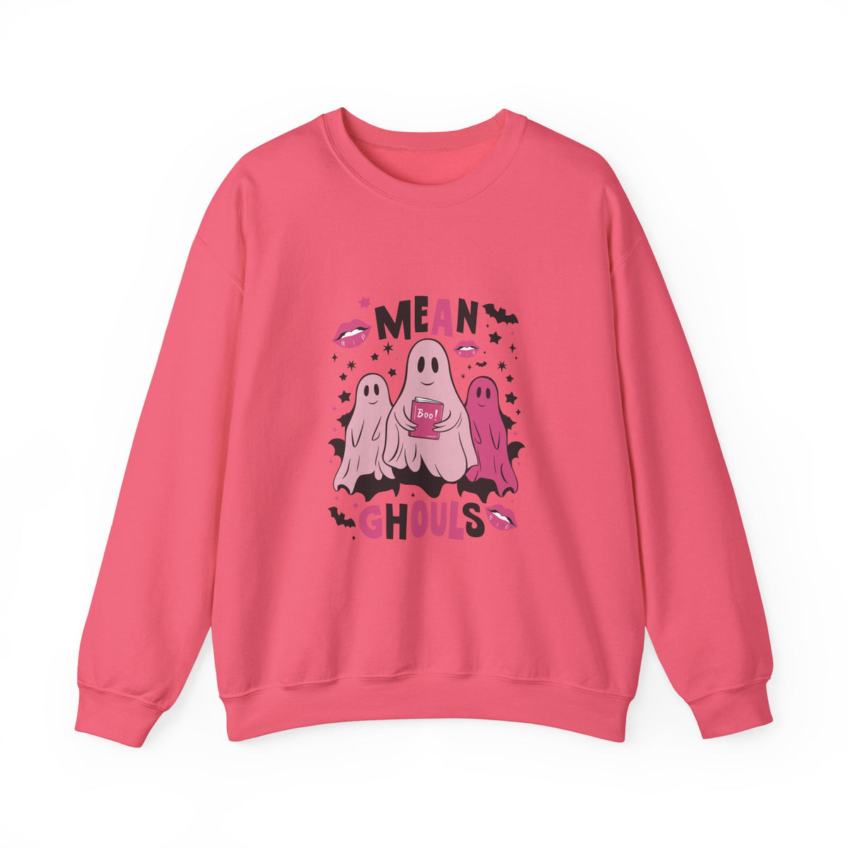 Mean Ghouls Halloween Sweatshirt | Cute Ghost Crewneck for Spooky Season