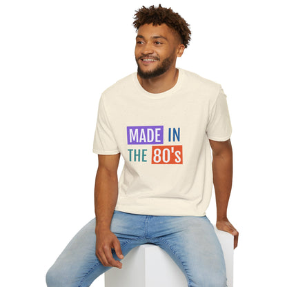 Made in the 80s Birthday Shirt – Retro 1980s Graphic Tee