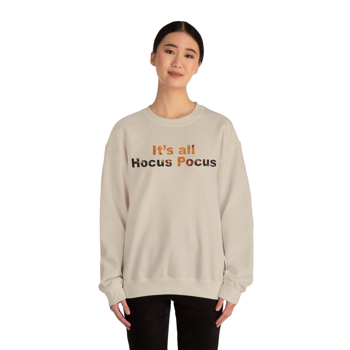 It's All Hocus Pocus Halloween Sweatshirt | Funny Spooky Season Crewneck