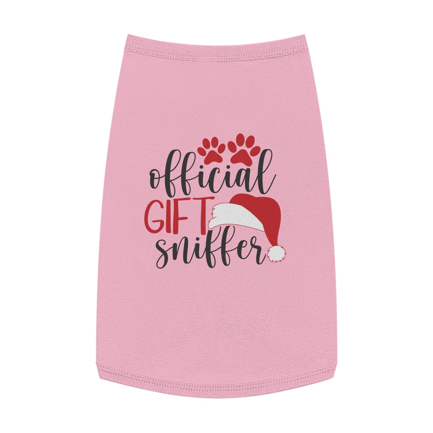 Funny Christmas Dog Shirt Gift – “Official Gift Sniffer” Tank Top
