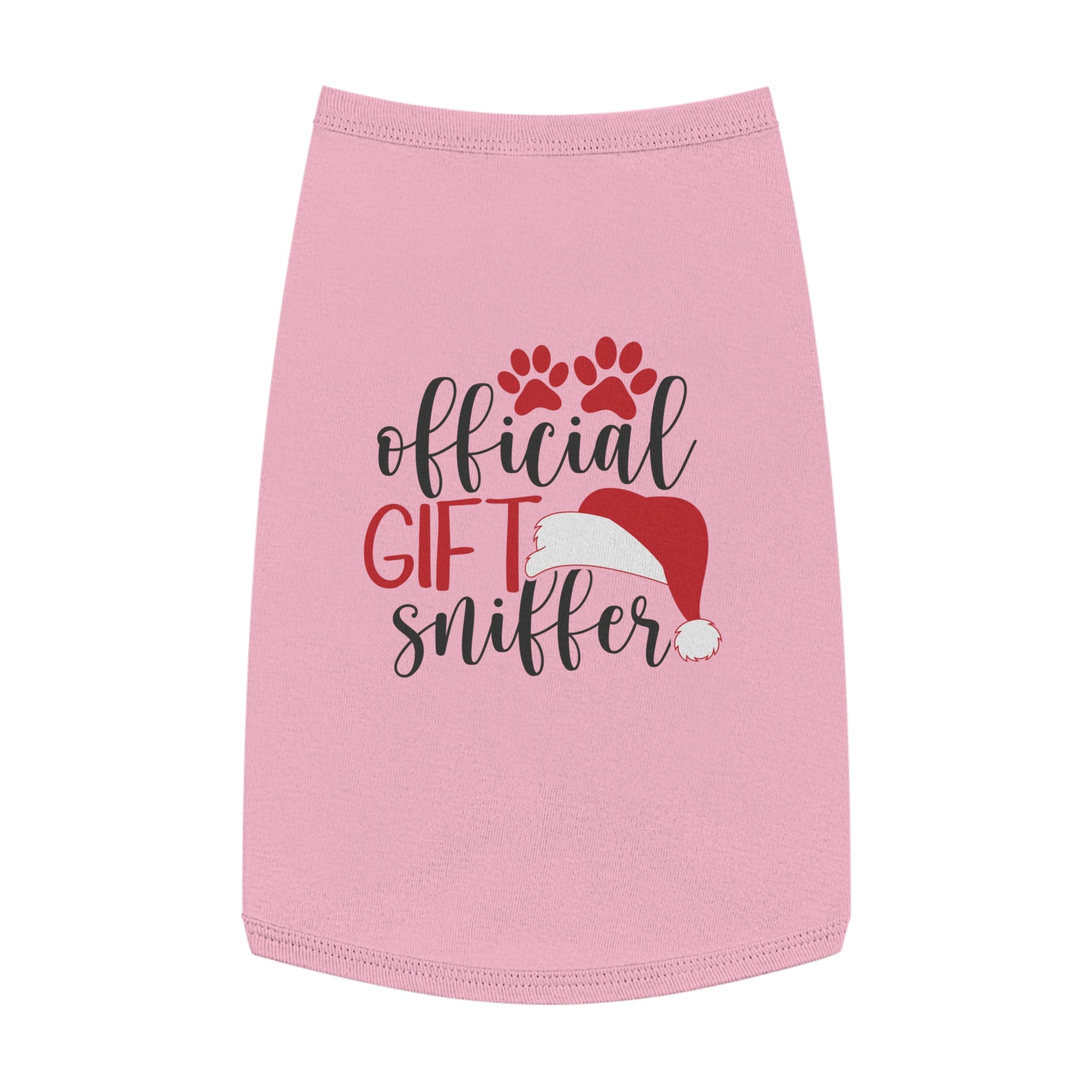Funny Christmas Dog Shirt Gift – “Official Gift Sniffer” Tank Top