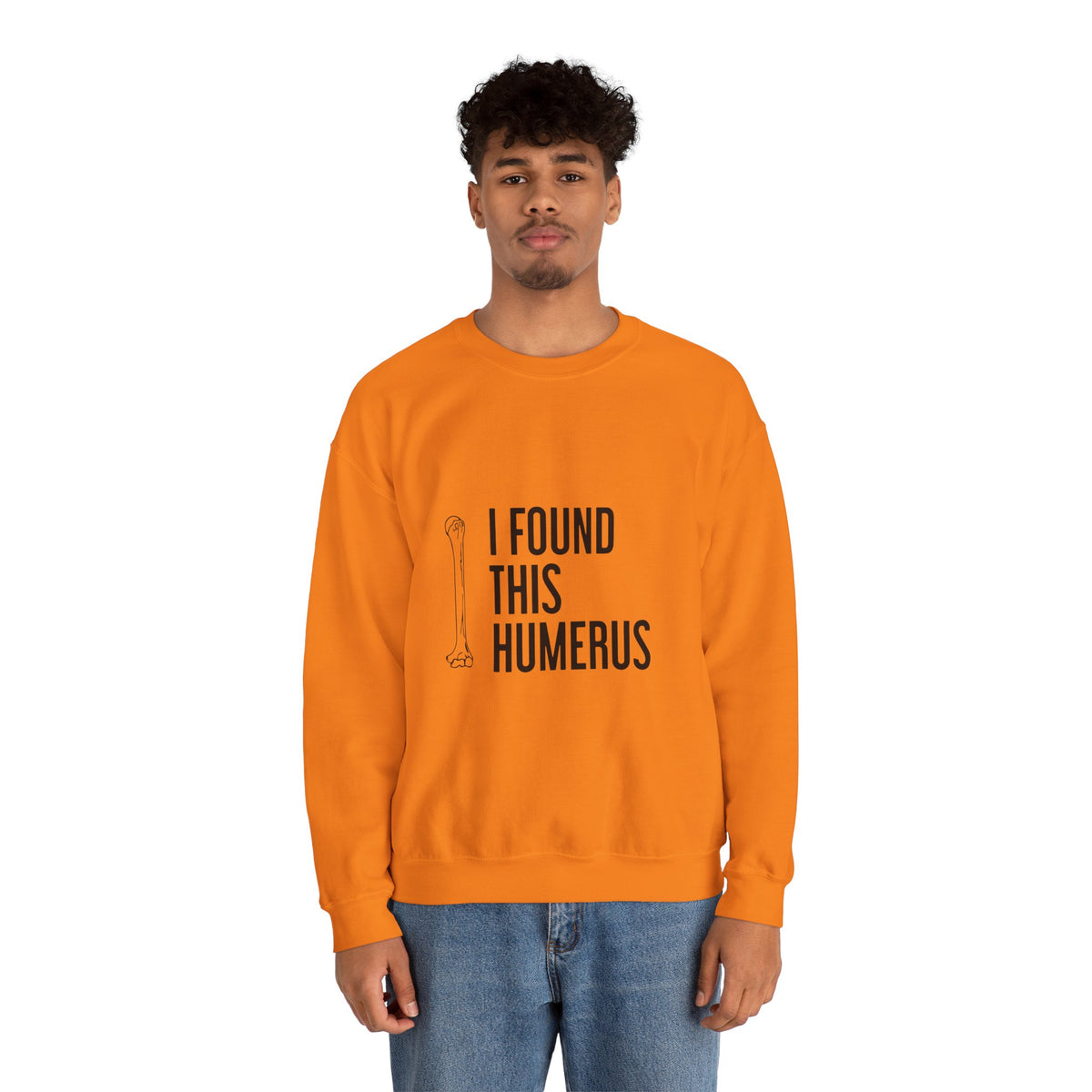 I Found This Humerus” Funny Halloween Sweatshirt