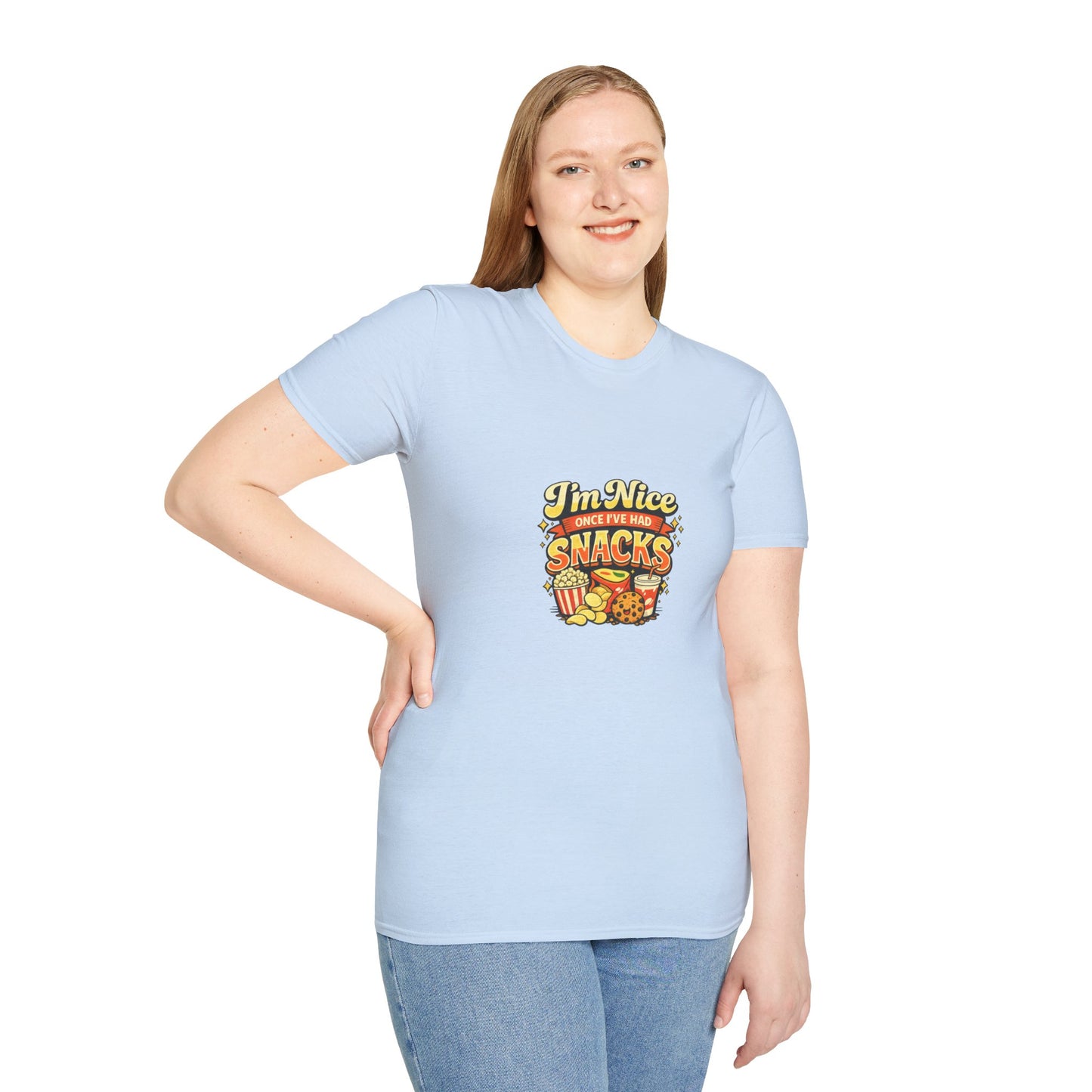 I’m Nice Once I’ve Had Snacks Retro Graphic Tee