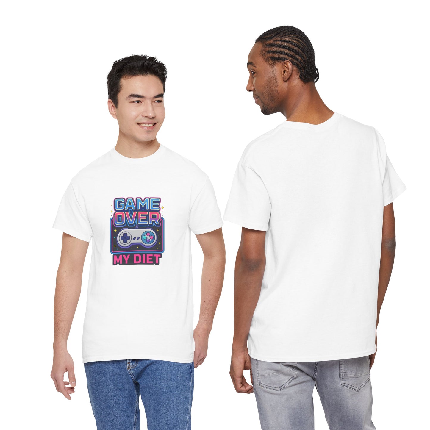 Game Over My Diet Shirt – Funny Gamer Food Graphic Tee