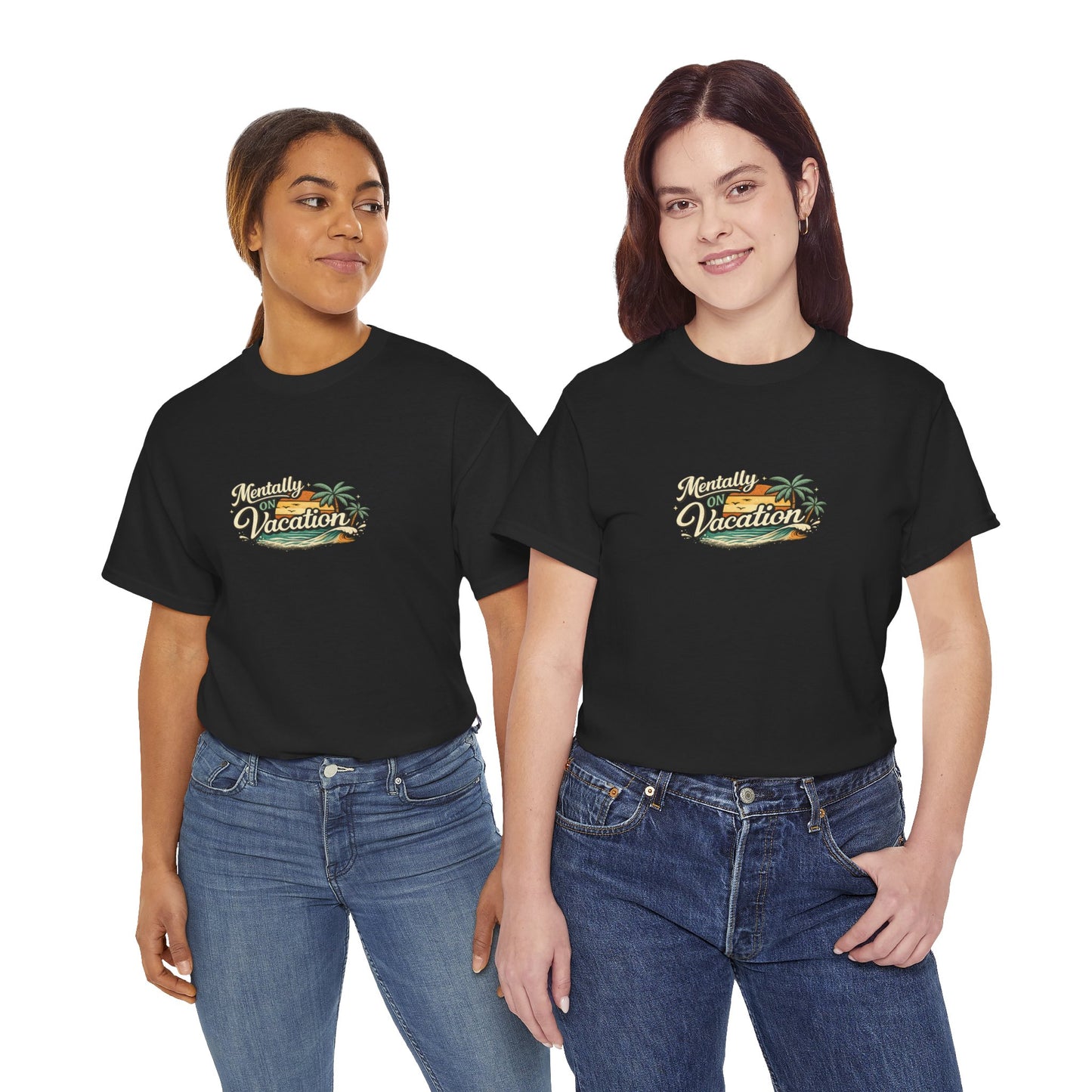 Mentally On Vacation Funny Shirt