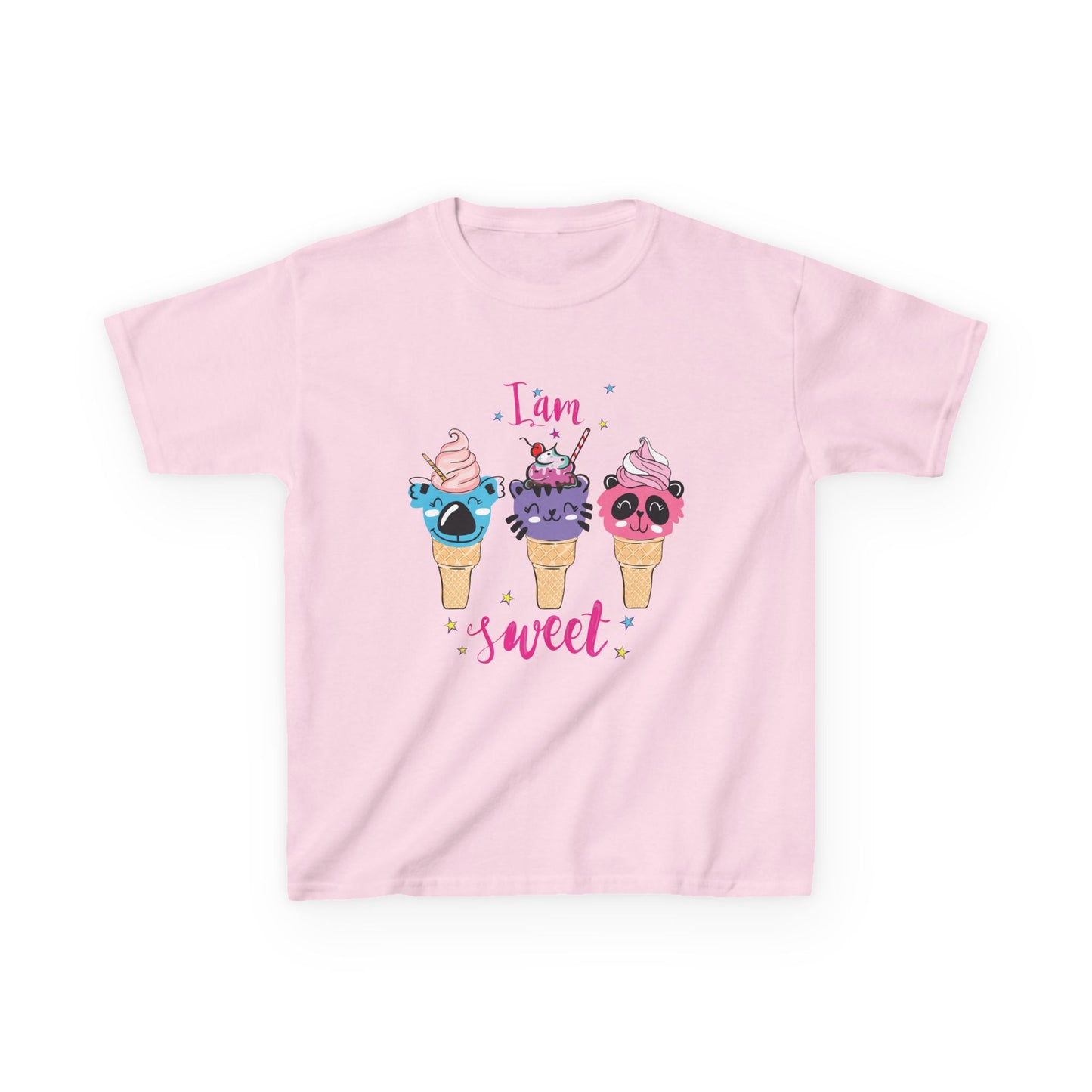 I Am Sweet: Adorable Ice Cream Cone Graphic Kids' T-Shirt