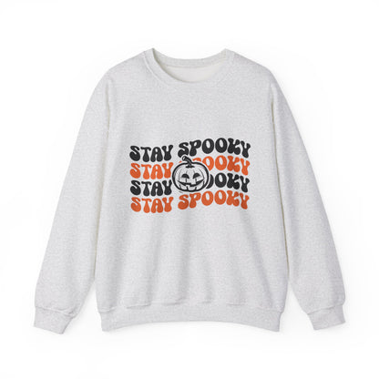 Stay Spooky Retro Halloween Sweatshirt | Vintage 70s Crewneck