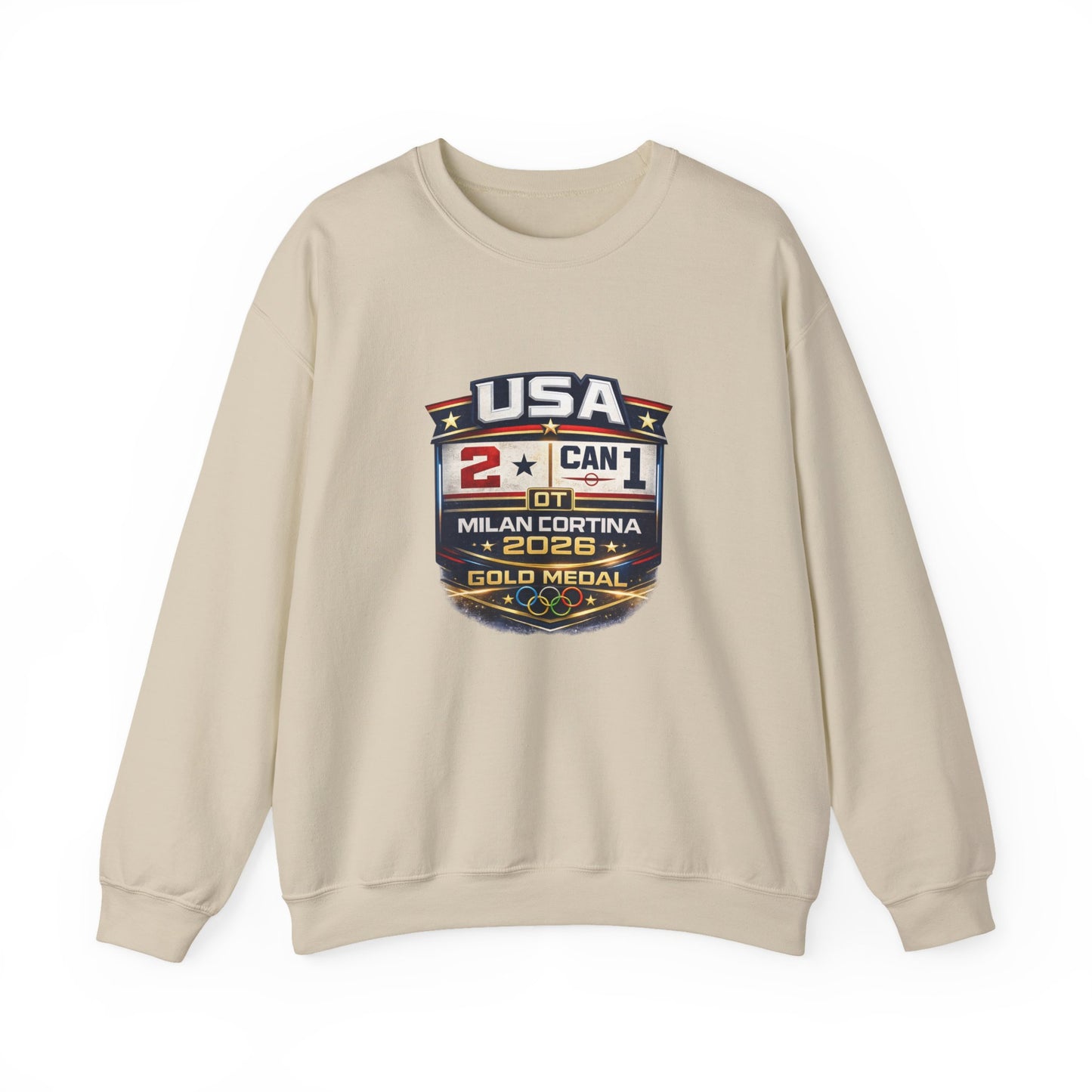 USA Hockey 2026 Gold Championship Sweatshirt – 2-1 OT Classic