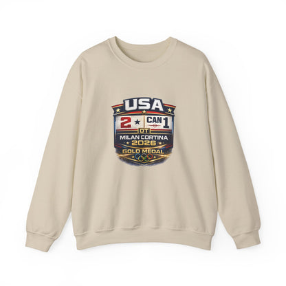 USA Hockey 2026 Gold Championship Sweatshirt – 2-1 OT Classic
