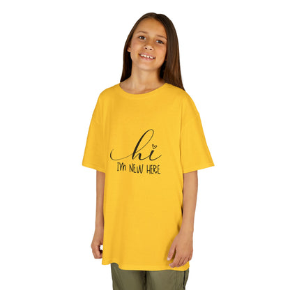 Hi I'm New Here: Fun and Friendly Kids' T-Shirt –  for Little Adventurers!