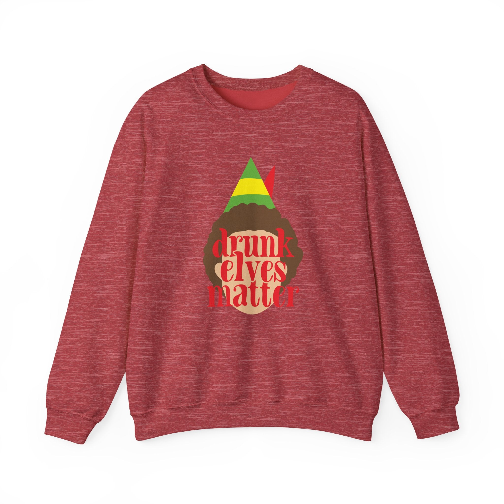 Festive Fun: Drunk Elves Matter Holiday Sweatshirt
