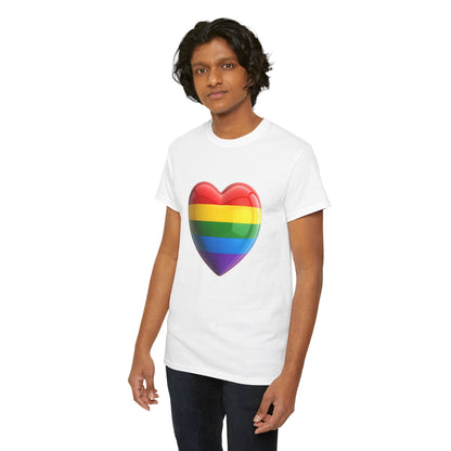 "Love Loud" Rainbow Heart Tee