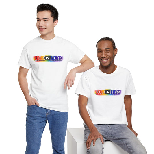 Love Is Love Shirt – Bold Rainbow Pride Graphic Tee