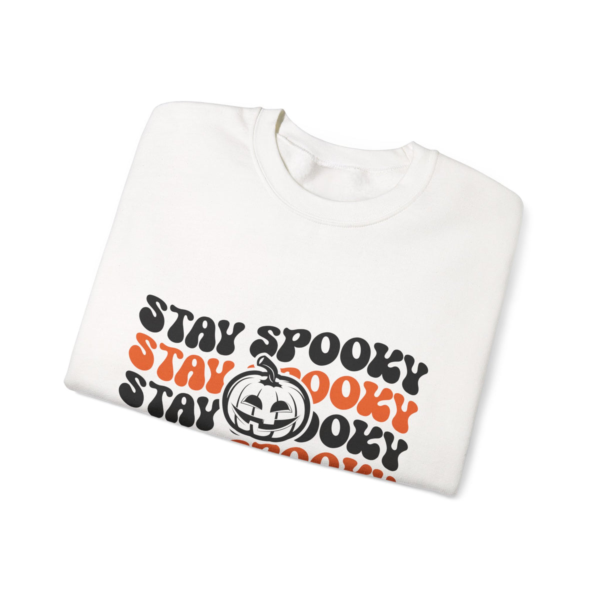 Stay Spooky Retro Halloween Sweatshirt | Vintage 70s Crewneck