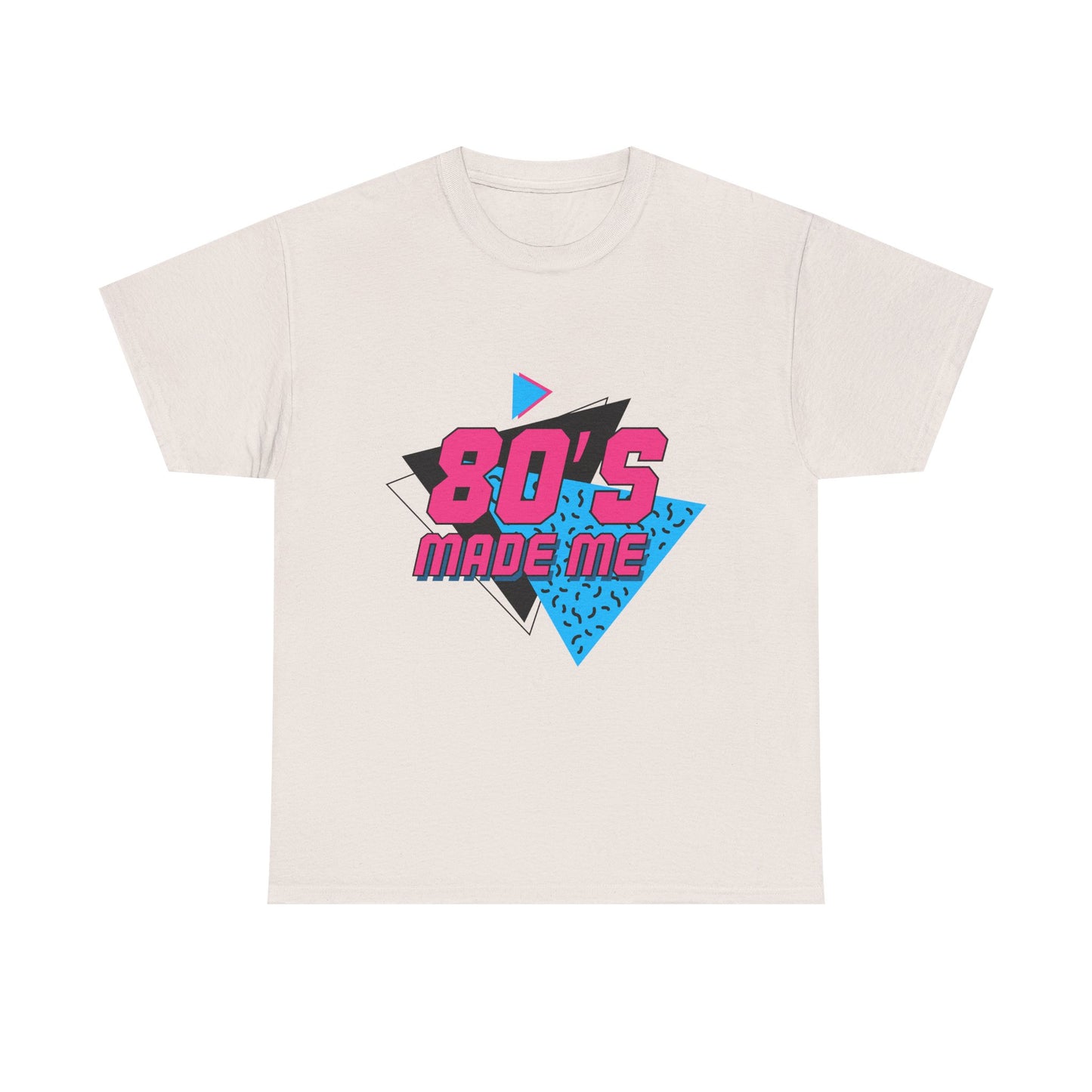 Retro 80’s Made Me T-Shirt – Vintage Neon Throwback Tee