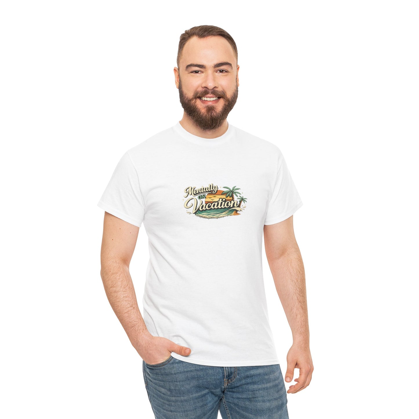 Mentally On Vacation Funny Shirt