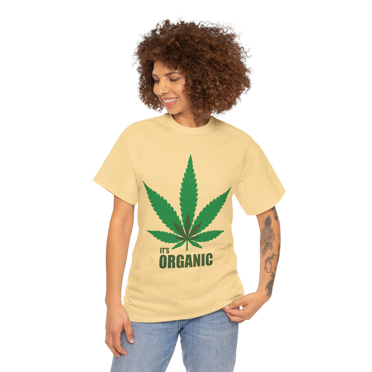 It's Organic Pot Leaf Graphic T-Shirt