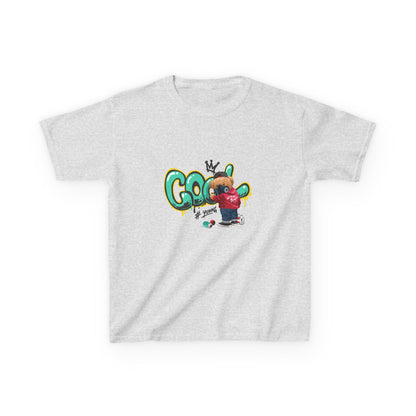COOL Teddy Bear Graphic Kids' T-Shirt – "Authentic Boy" for Little Trendsetters!