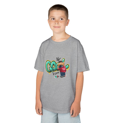 COOL Teddy Bear Graphic Kids' T-Shirt – "Authentic Boy" for Little Trendsetters!