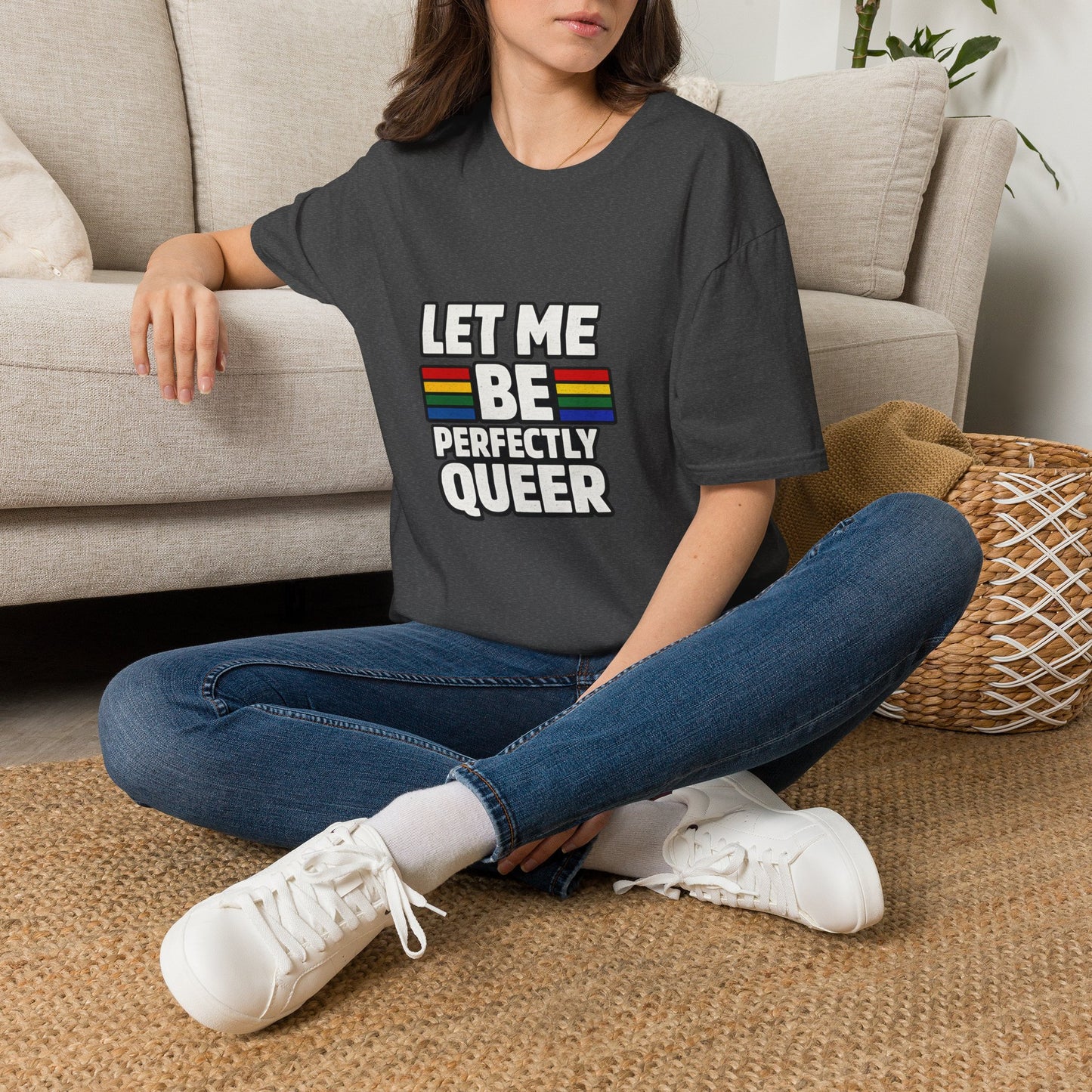 Let Me Be Perfectly Queer Shirt – LGBTQ Pride Rainbow Graphic Tee