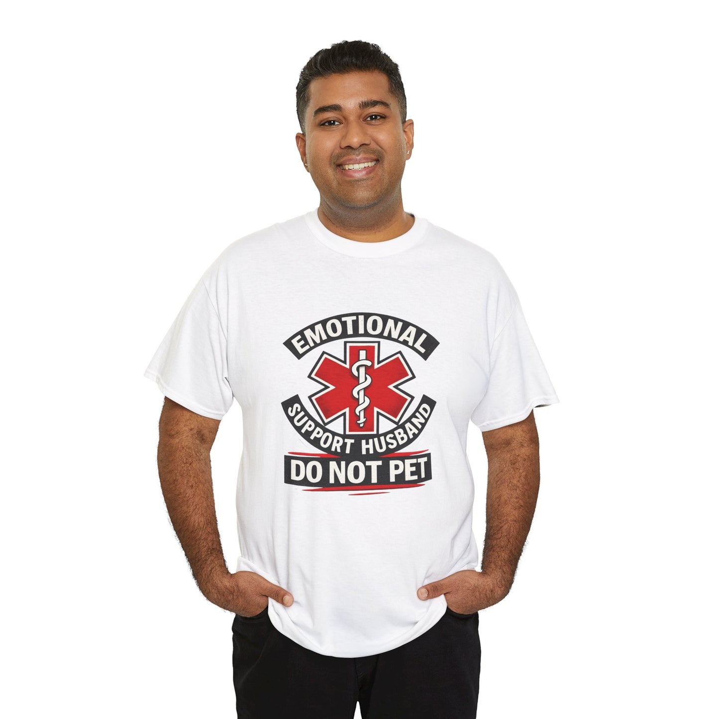 Emotional Support Husband “Do Not Pet” Shirt – Funny Husband Tee