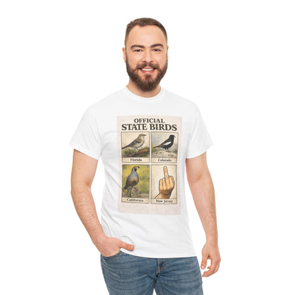 Official State Birds Shirt – Funny New Jersey Graphic Tee