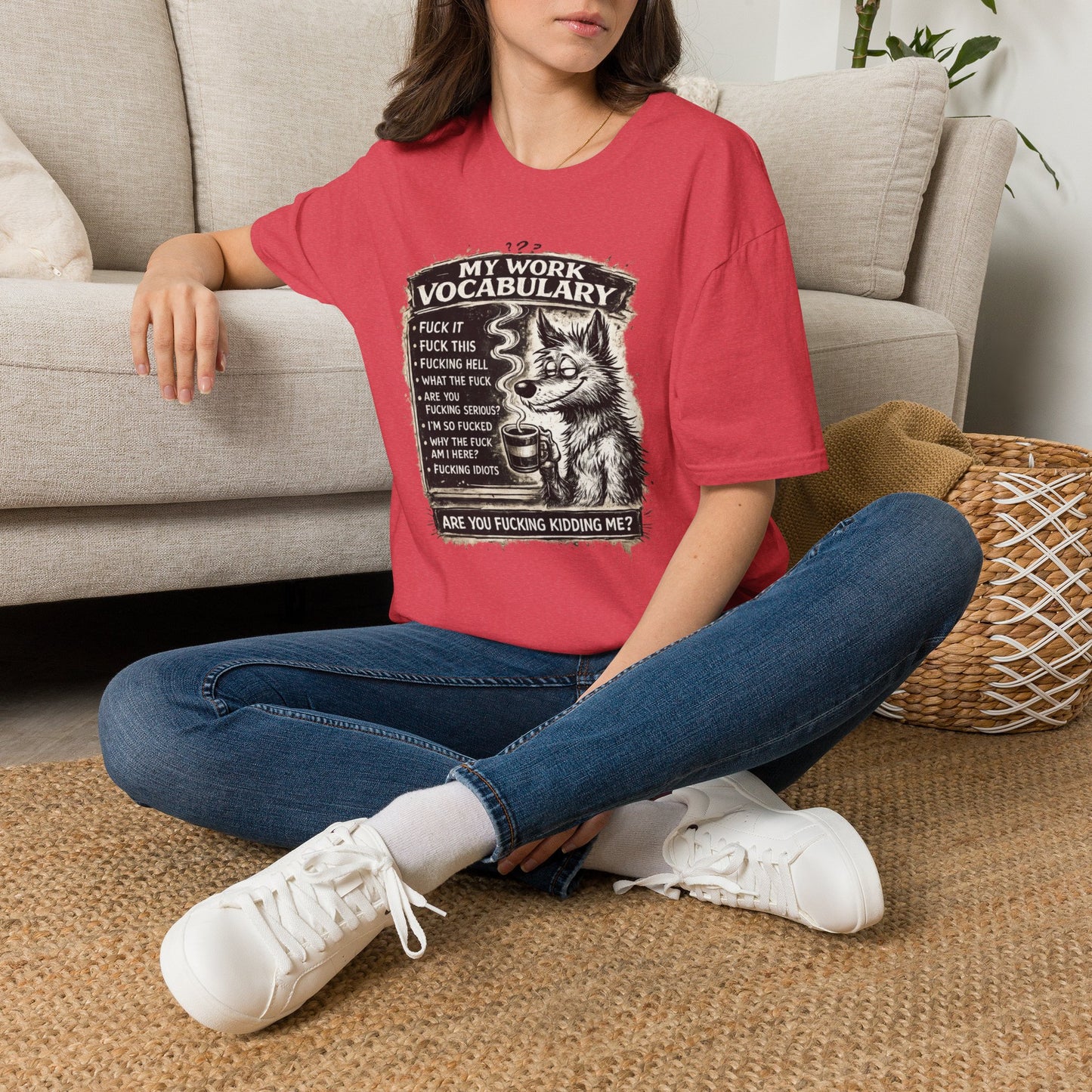 My Work Vocabulary Shirt | Funny Office Humor Graphic Tee