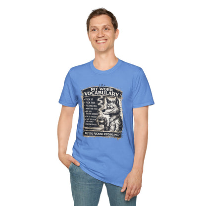 My Work Vocabulary Shirt | Funny Office Humor Graphic Tee