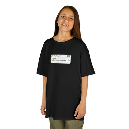 Why Google It? My Dad Knows Everything Kids Shirt