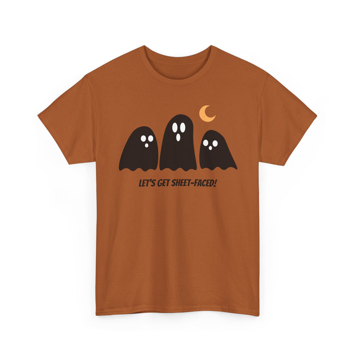 Let's Get Sheet-Faced Unisex Heavy Cotton Tee