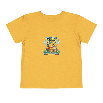 Kind Bear Kids Shirt – Tiny Trouble Club Positive Message Toddler Graphic Tee