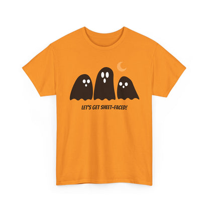Let's Get Sheet-Faced Unisex Heavy Cotton Tee