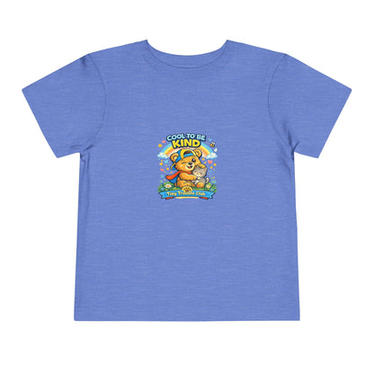 Kind Bear Kids Shirt – Tiny Trouble Club Positive Message Toddler Graphic Tee